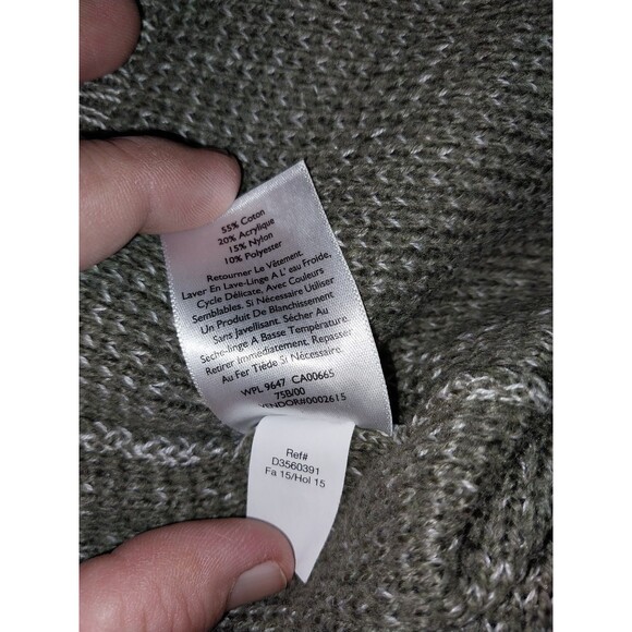 Eddie Bauer Hooded Knit Sweater Women’s Size Medium Pullover Stretch Outdoor - Picture 7 of 7